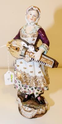 A German Porcelain Figure Height 12 1/4 inches. — 20TH CENTURY