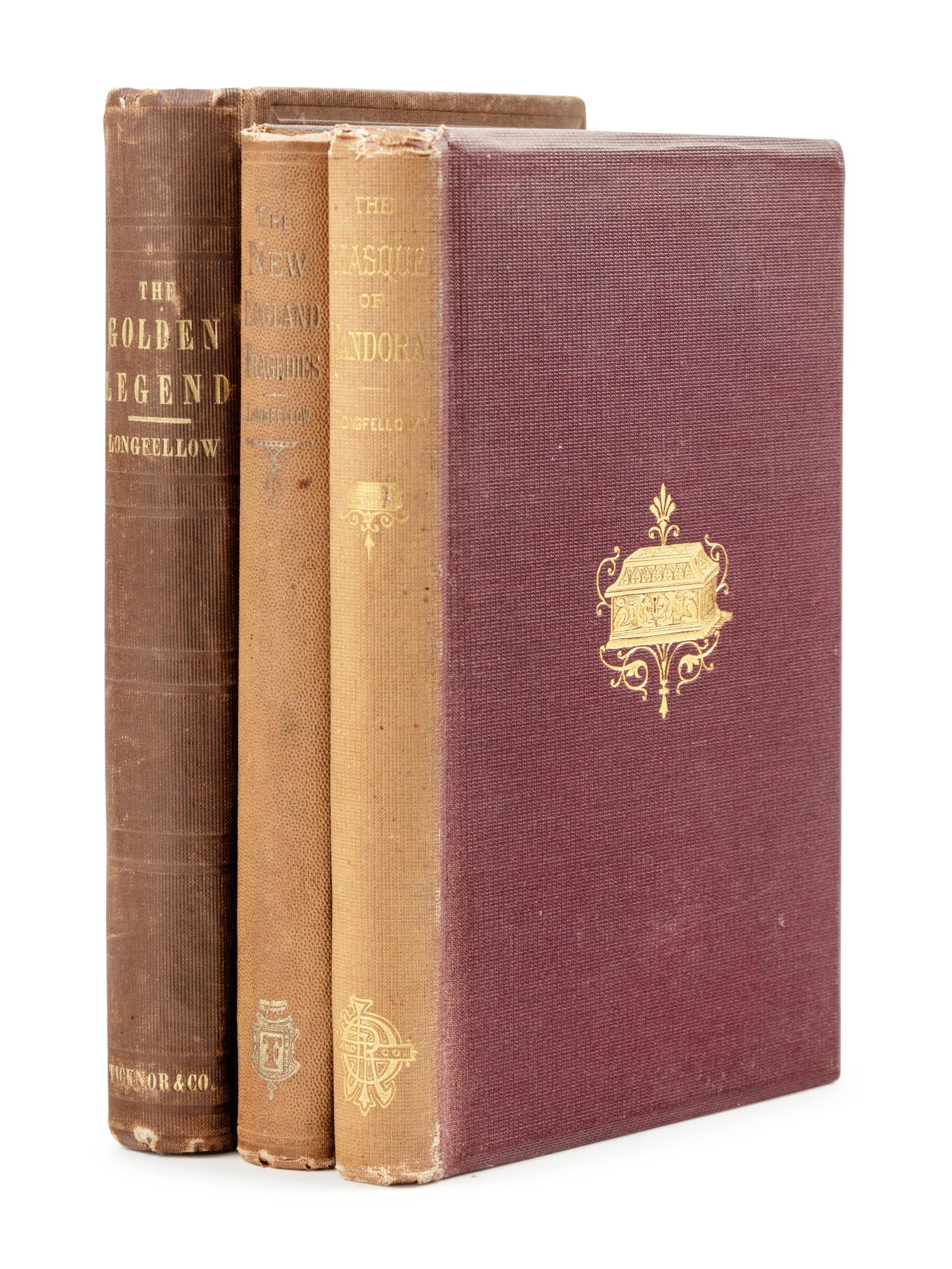 LONGFELLOW, Henry Wadsworth (1807-1892). 4 works, comprising: