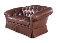 A Leather Upholstered Chesterfield Sofa