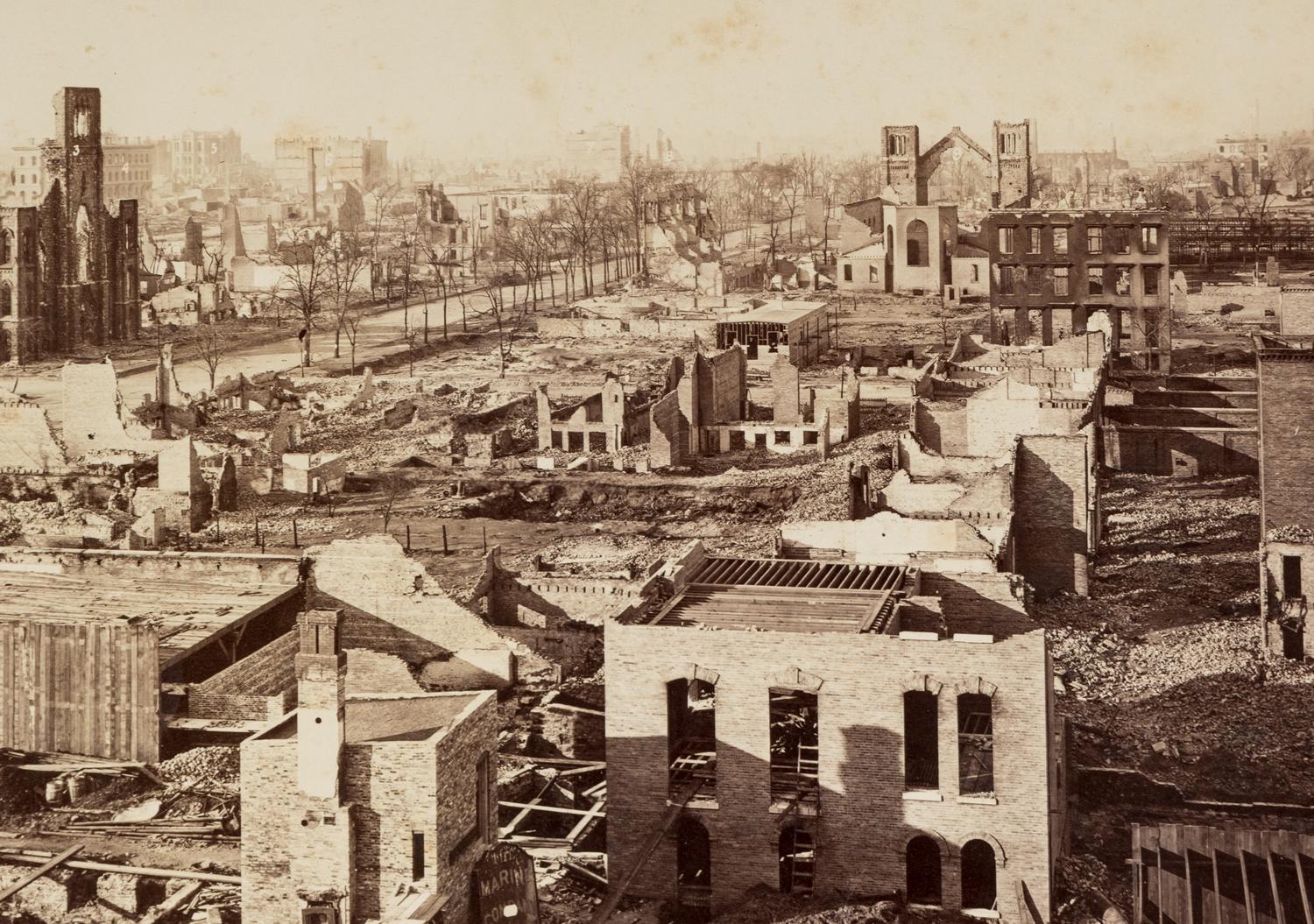 Landy Studio Ruins of Chicago, October 8th and 9th, 1871