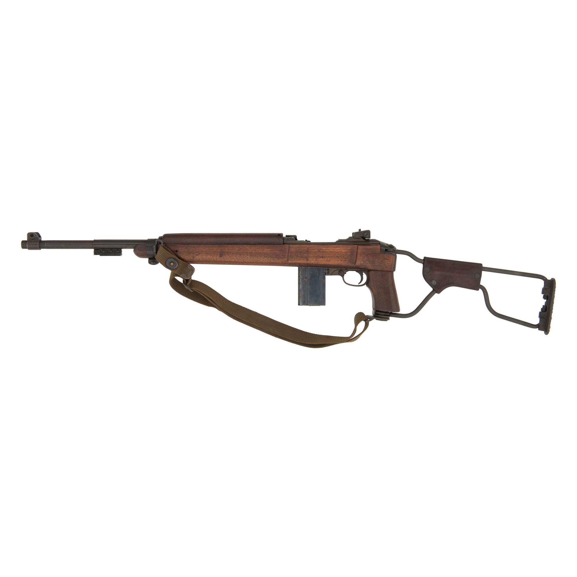 **WWII Inland U.S. M1A1 Paratrooper Carbine Post-War Updated and Repaired