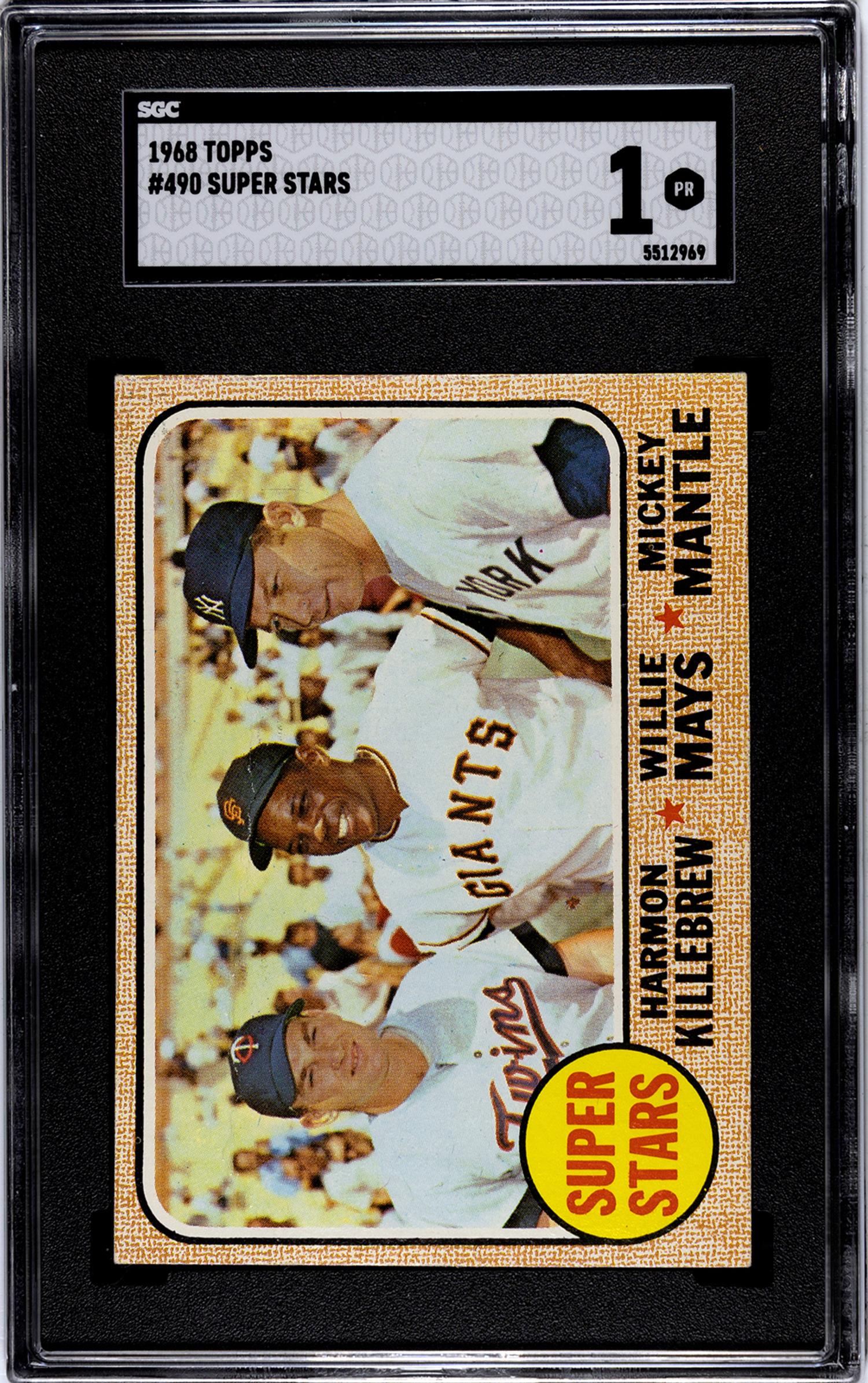 A Complete Set of 1968 Topps Baseball Cards Including SGC Graded Key Cards (598/598),