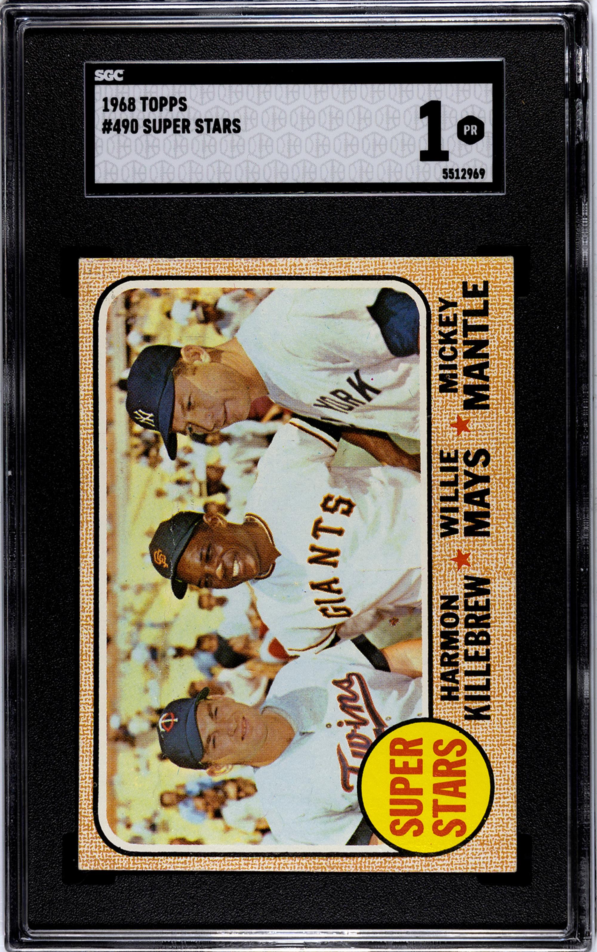 A Complete Set of 1968 Topps Baseball Cards Including SGC Graded Key Cards (598/598),
