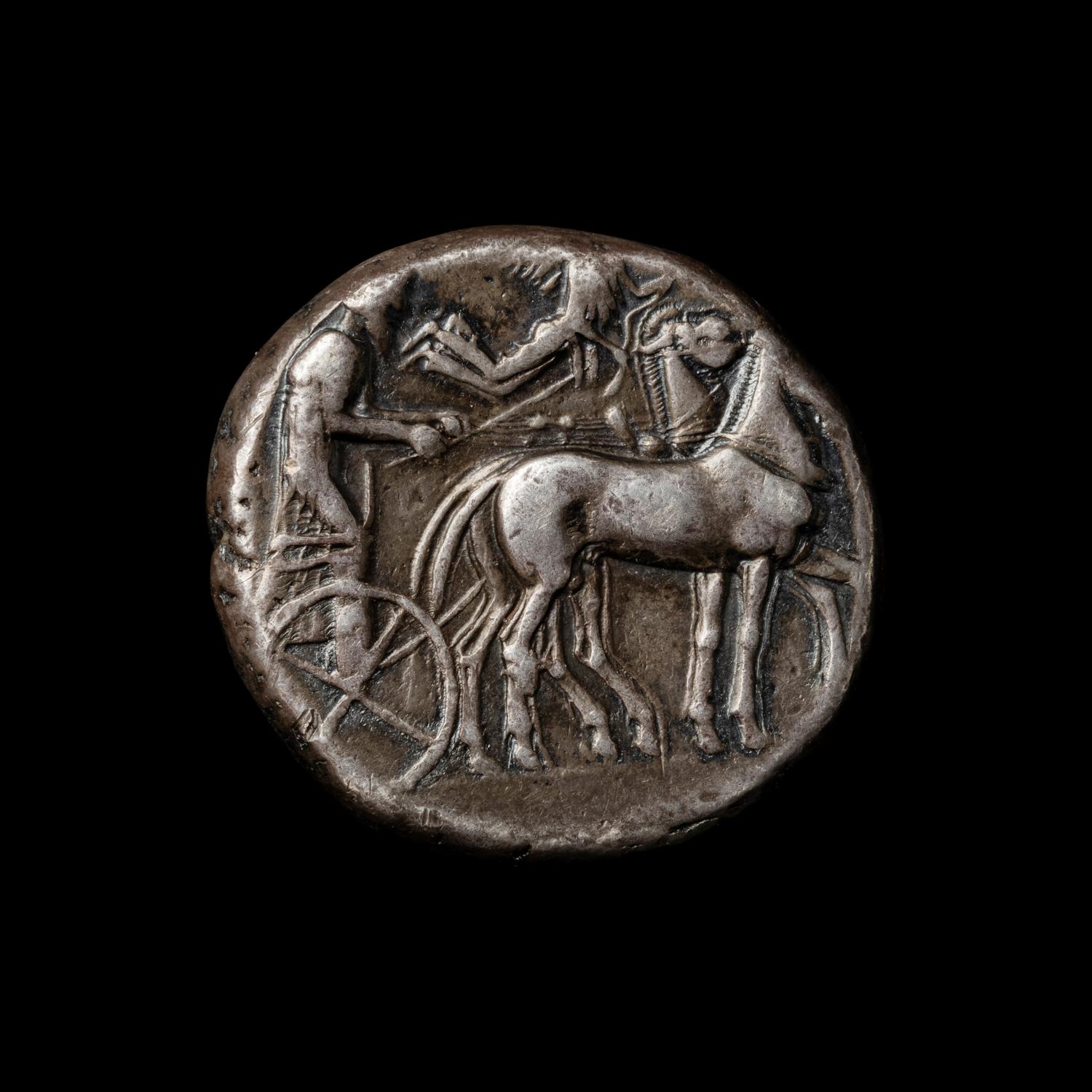 [ANCIENT] SICILY. Syracuse (c. 440 BC). Ar Tetradrachm. [17g, 20mm].