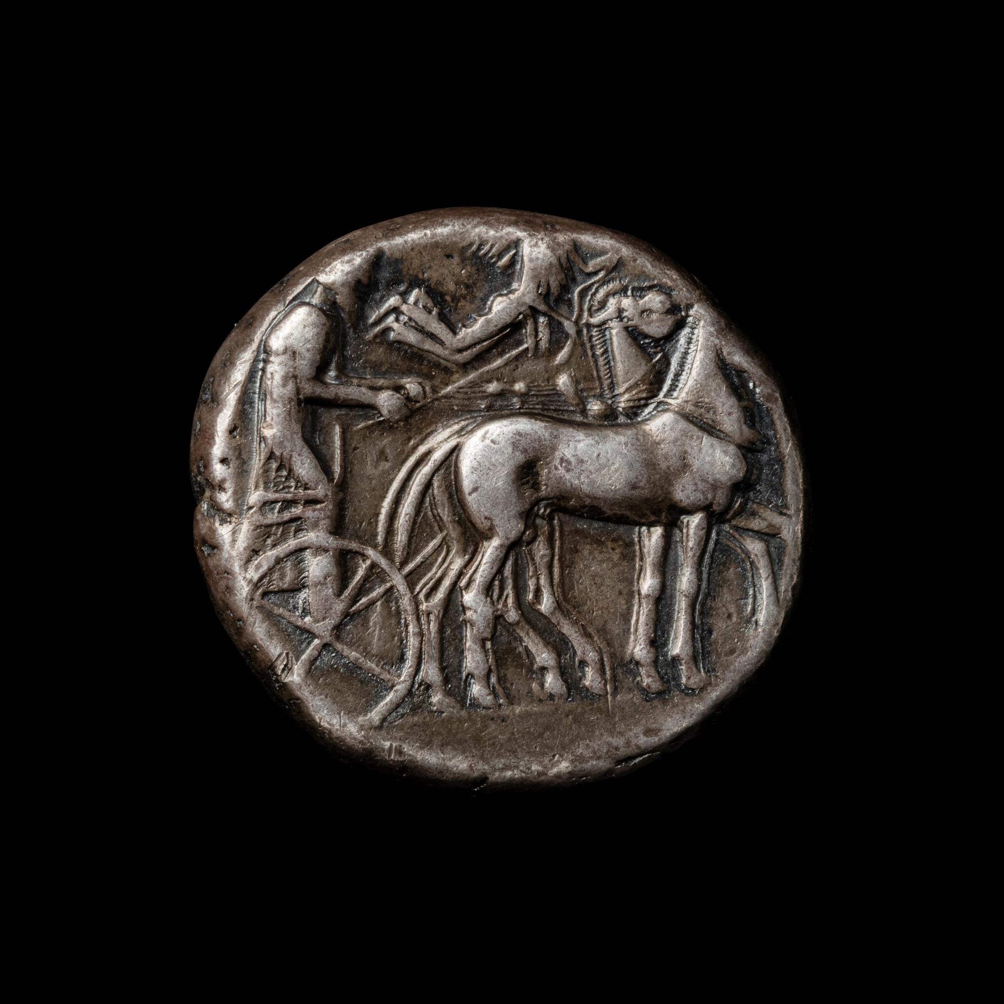 [ANCIENT] SICILY. Syracuse (c. 440 BC). Ar Tetradrachm. [17g, 20mm].