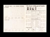 A Group of 12 1960s-70s Chicago Cubs Wrigley Field Signed Autograph Scorecards (Including Ernie Banks, Billy Williams, Fergie Jenkins and Ron Santo)
