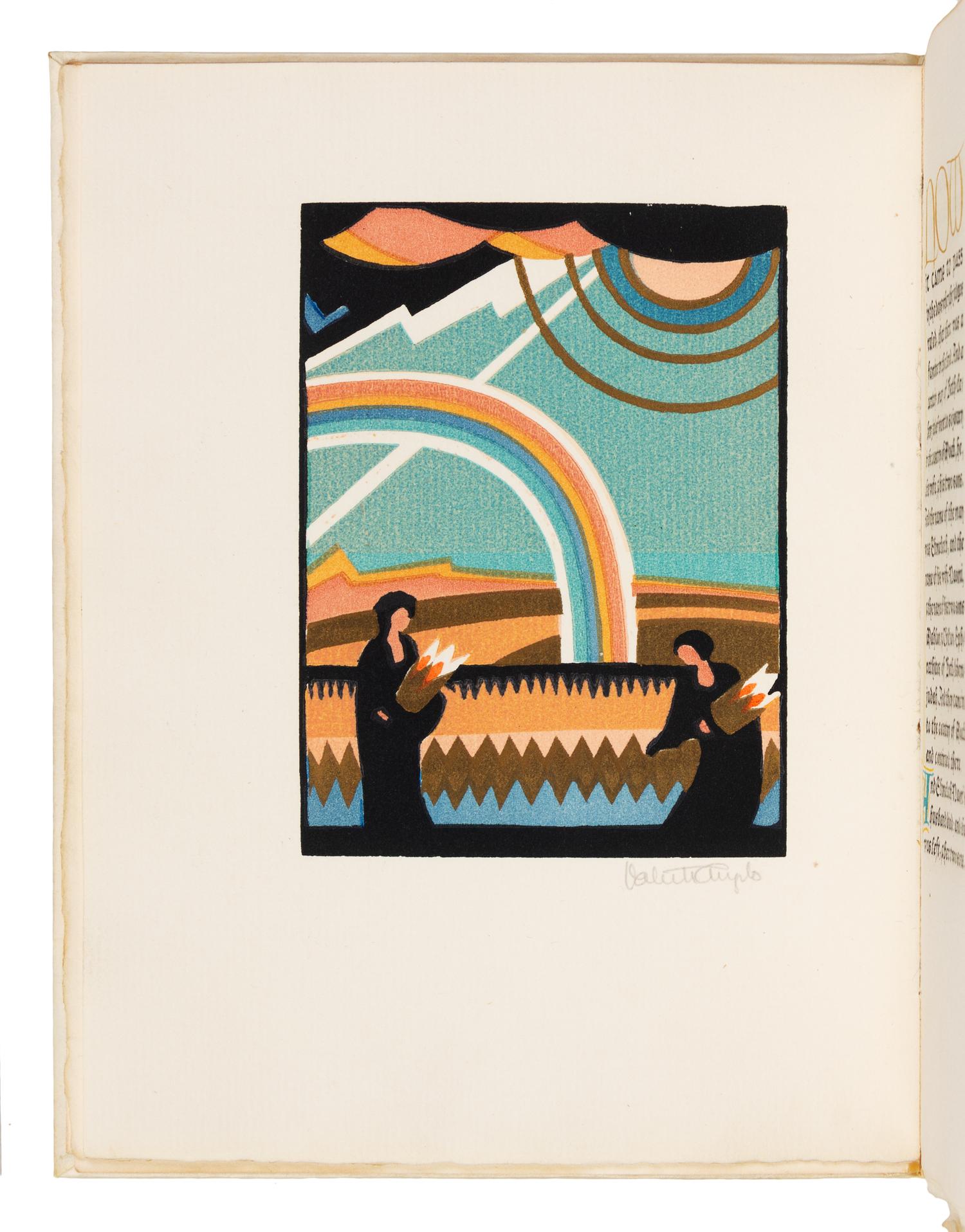[FINE PRESS]. ANGELO, Valenti (1897-1982), illuminator. The Book of Ruth. San Francisco: Grabhorn Press, 1931.