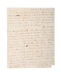 [SLAVERY & ABOLITION]. A group of three letters related to enslaved individuals, comprising: