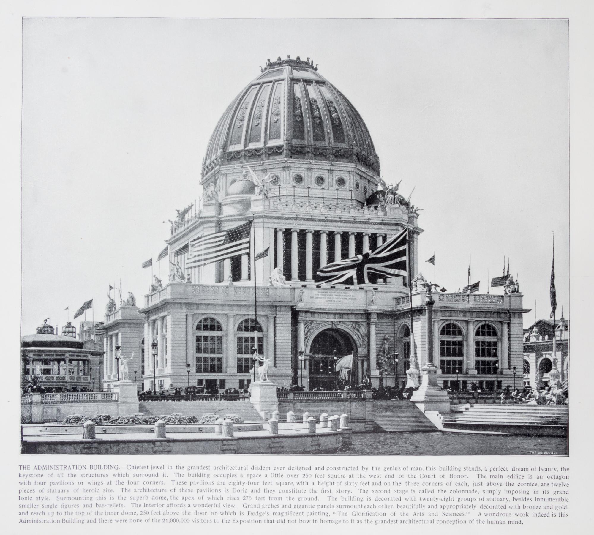 (CHICAGO, COLUMBIAN EXPOSITION) A group of four pictoral guide books on the Columbian Exposition.