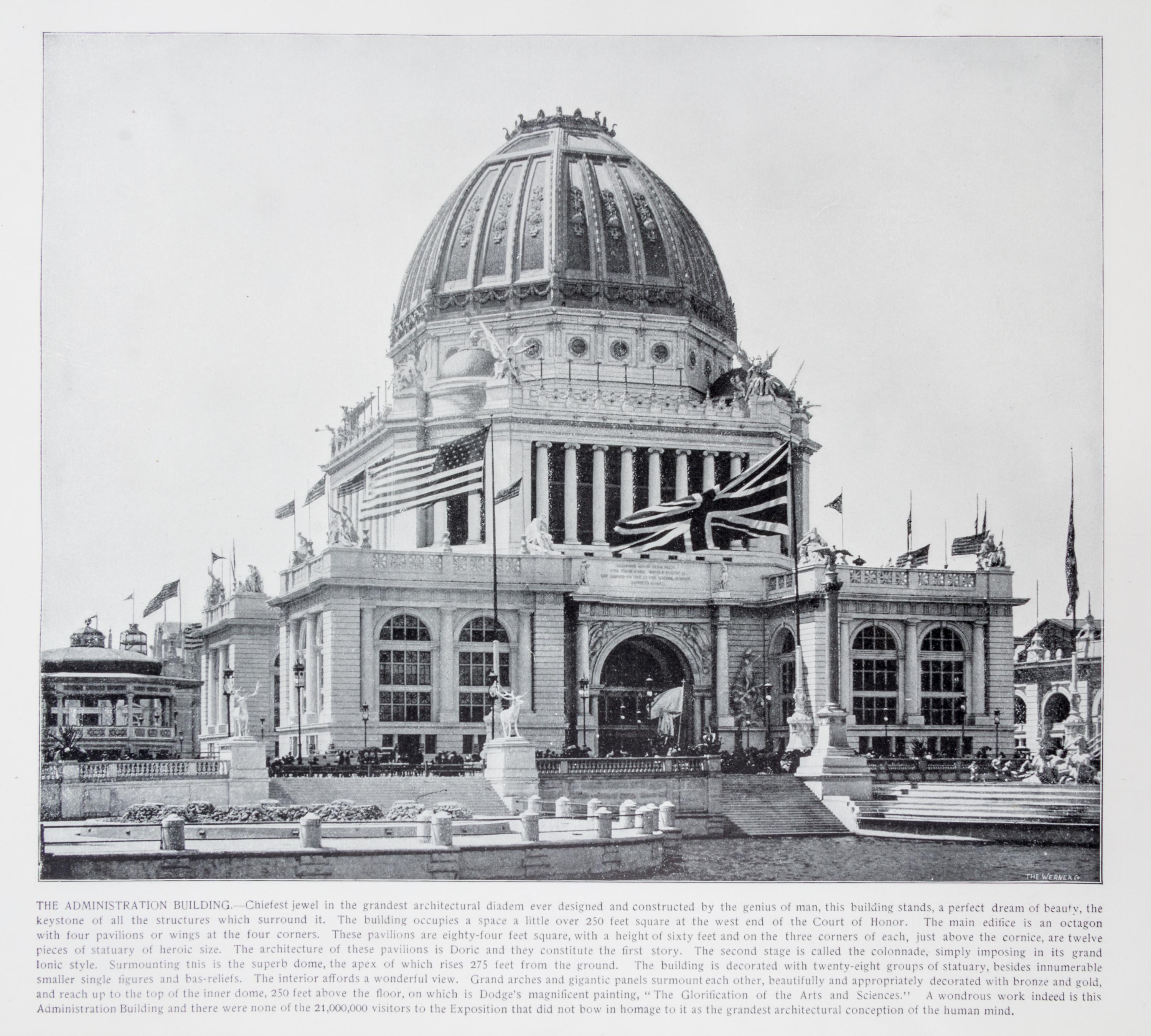 (CHICAGO, COLUMBIAN EXPOSITION) A group of four pictoral guide books on the Columbian Exposition.
