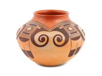 Sikyaki Design Pottery Jar