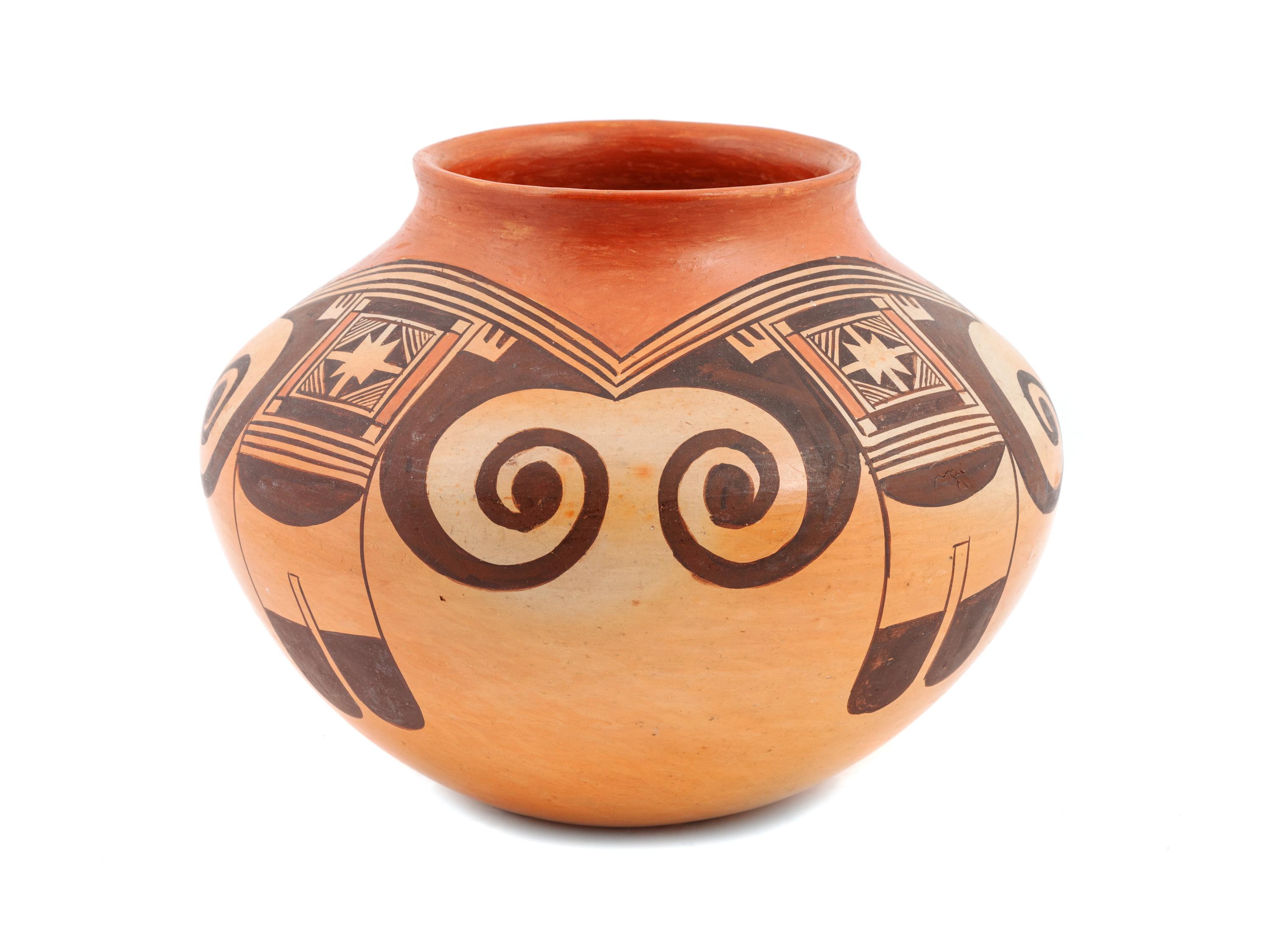 Sikyaki Design Pottery Jar