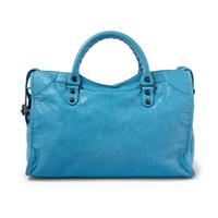 BALENCIAGA, SKY BLUE MEDIUM CITY BAG