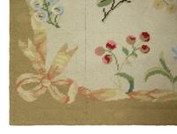 Two Matching Needlepoint Rugs