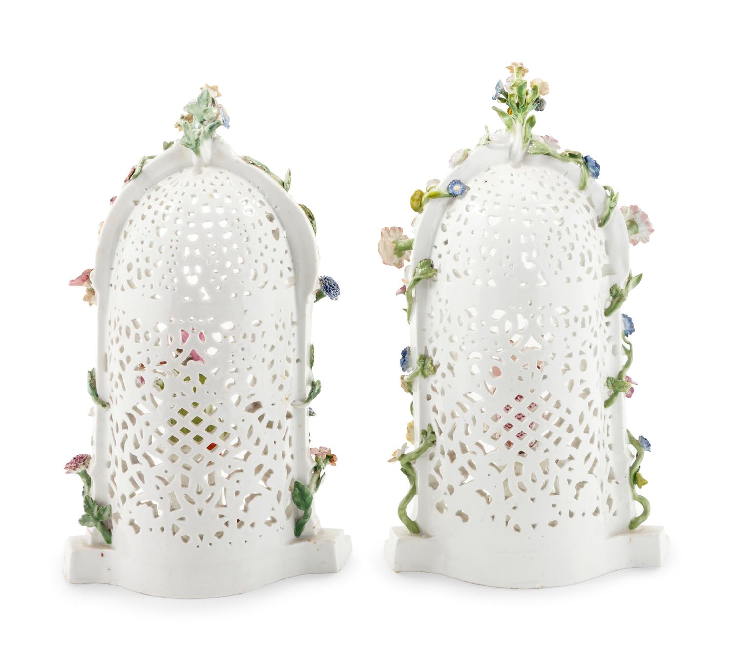 A Pair of Meissen Porcelain Figural Groups