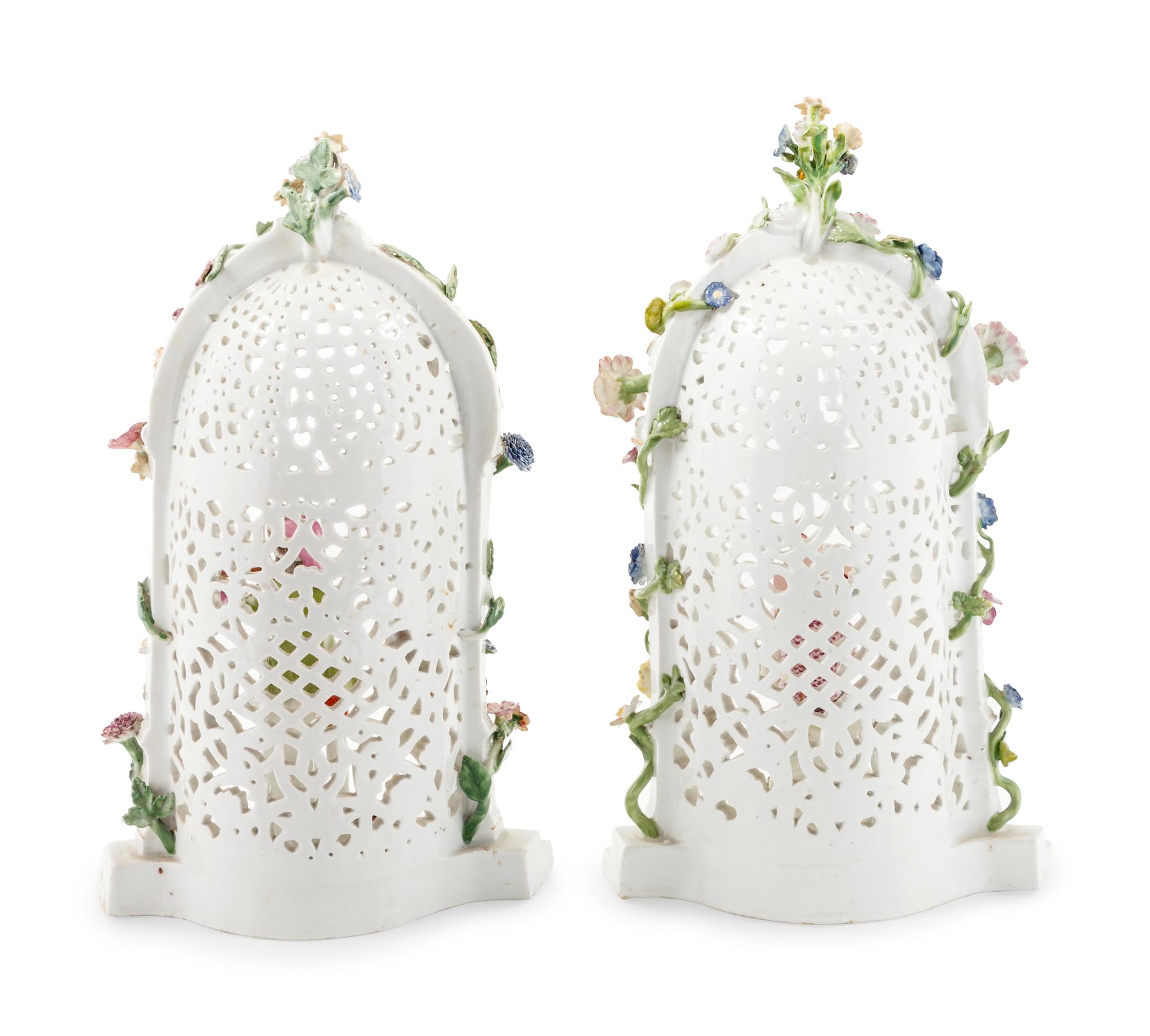 A Pair of Meissen Porcelain Figural Groups