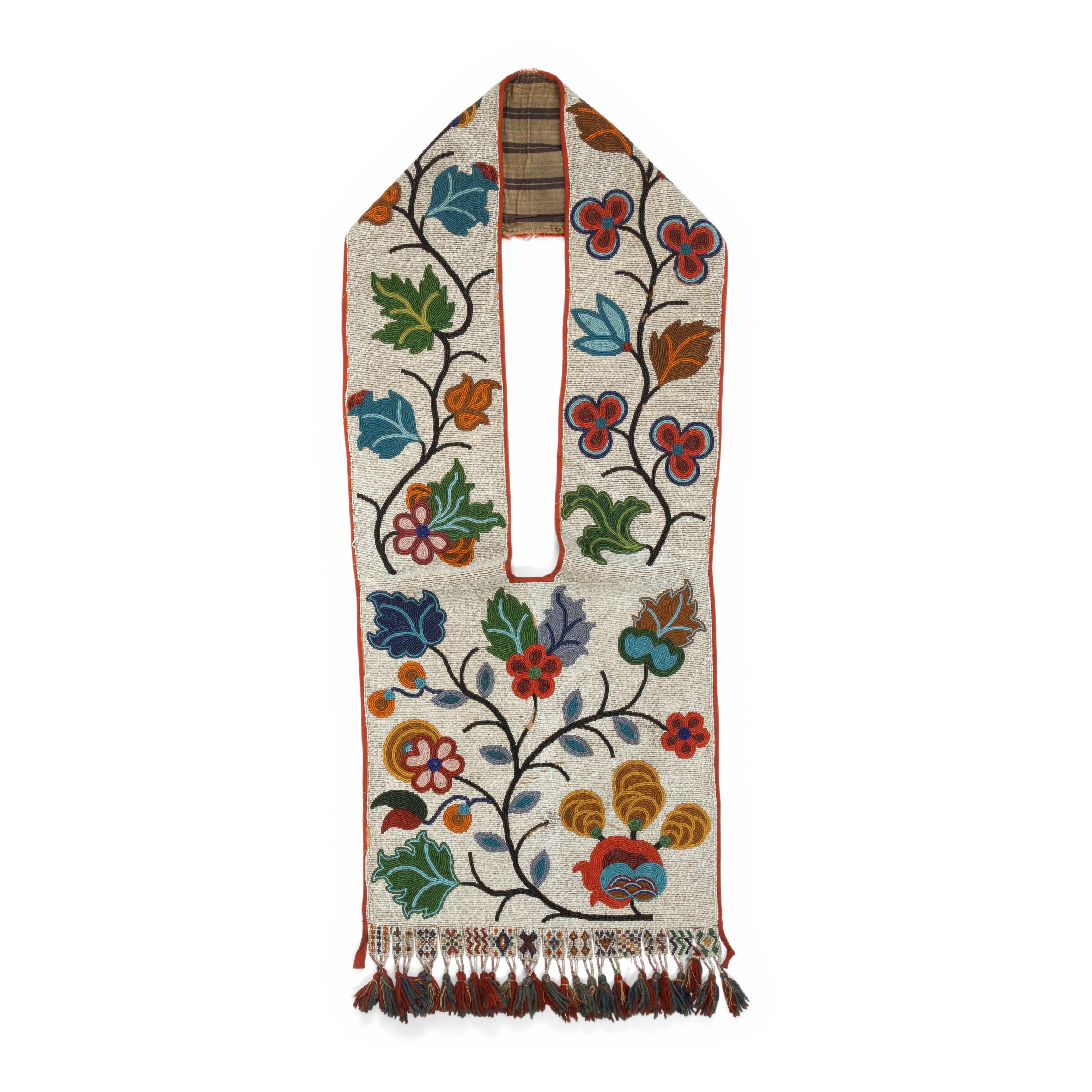 Anishinaabe Beaded Bandolier Bag