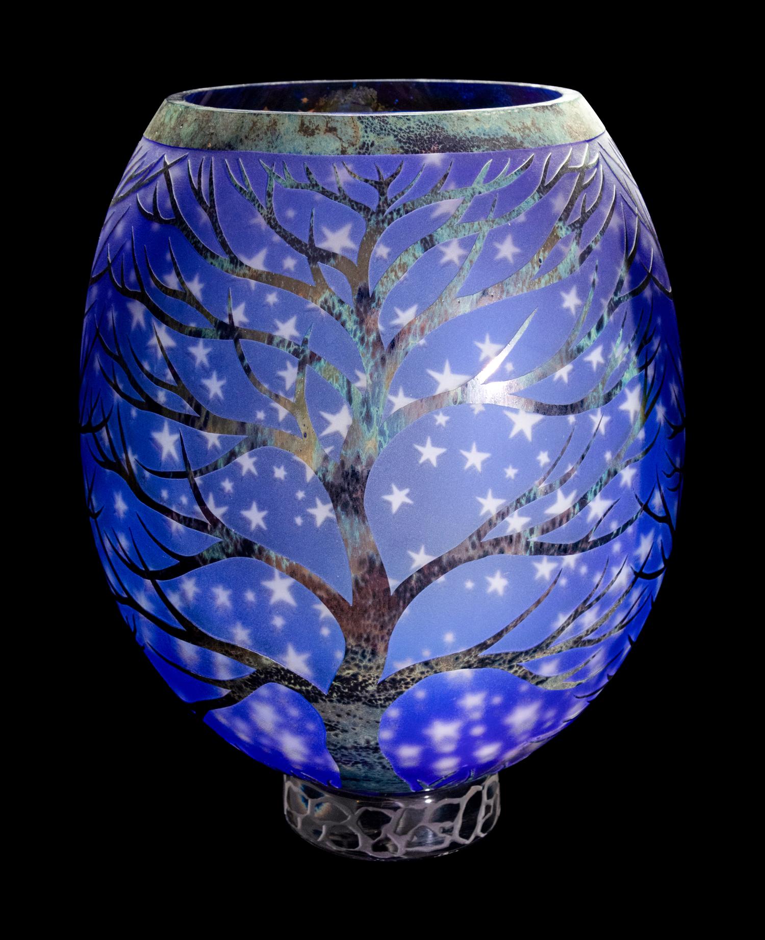 Winter Night Vessel