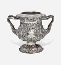 A George III / George IV sterling silver wine cooler Robert Gainsford, Sheffield, 1818-1829