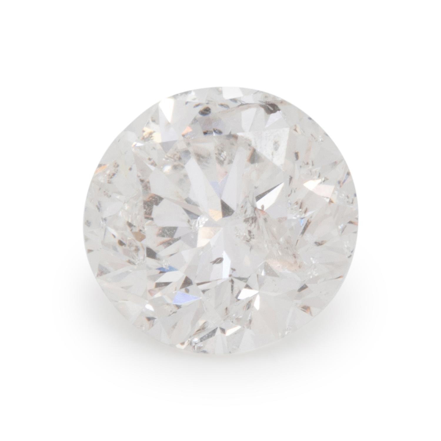 2.91 CARAT ROUND BRILLIANT CUT DIAMOND