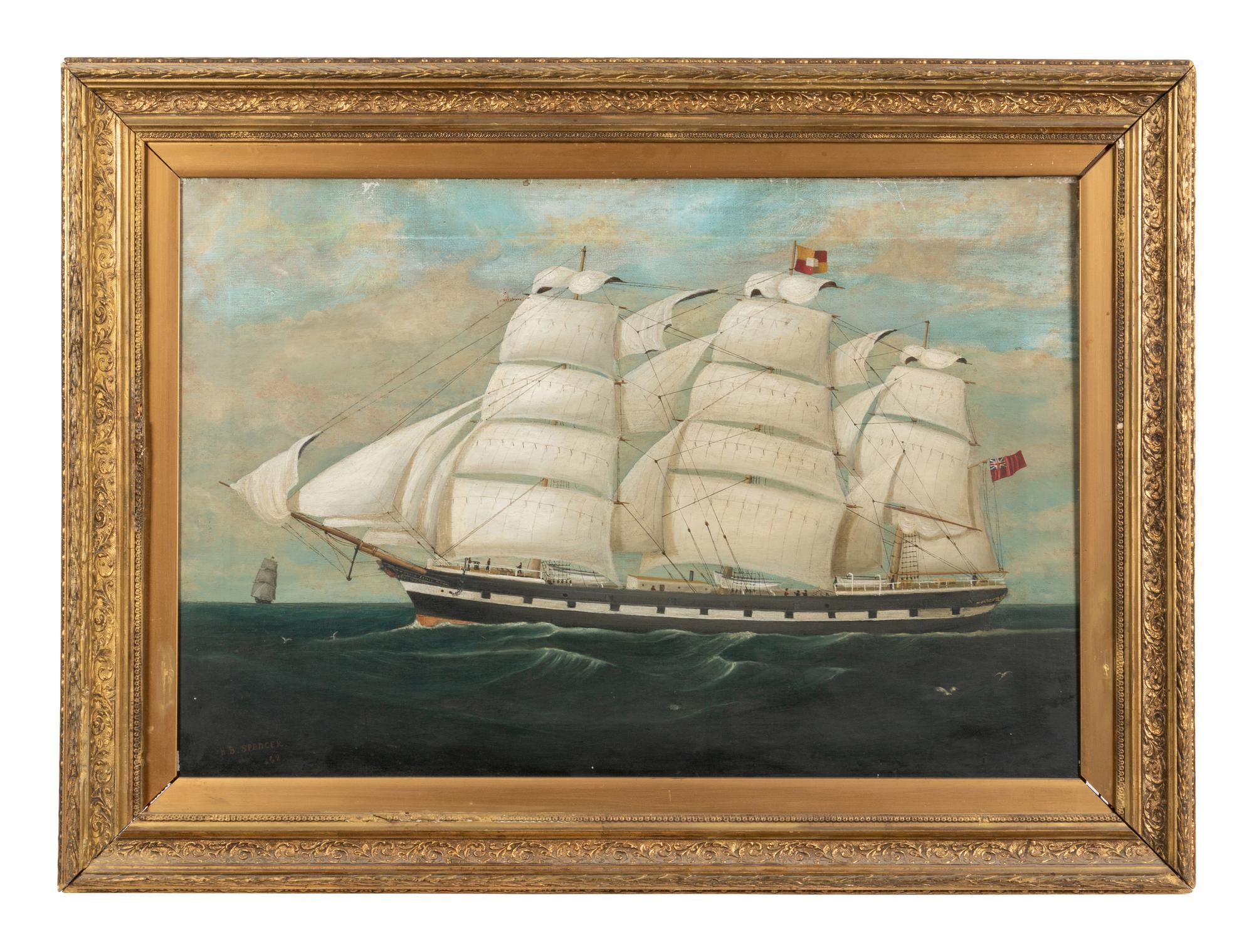 An English Sailing Scene, 1862