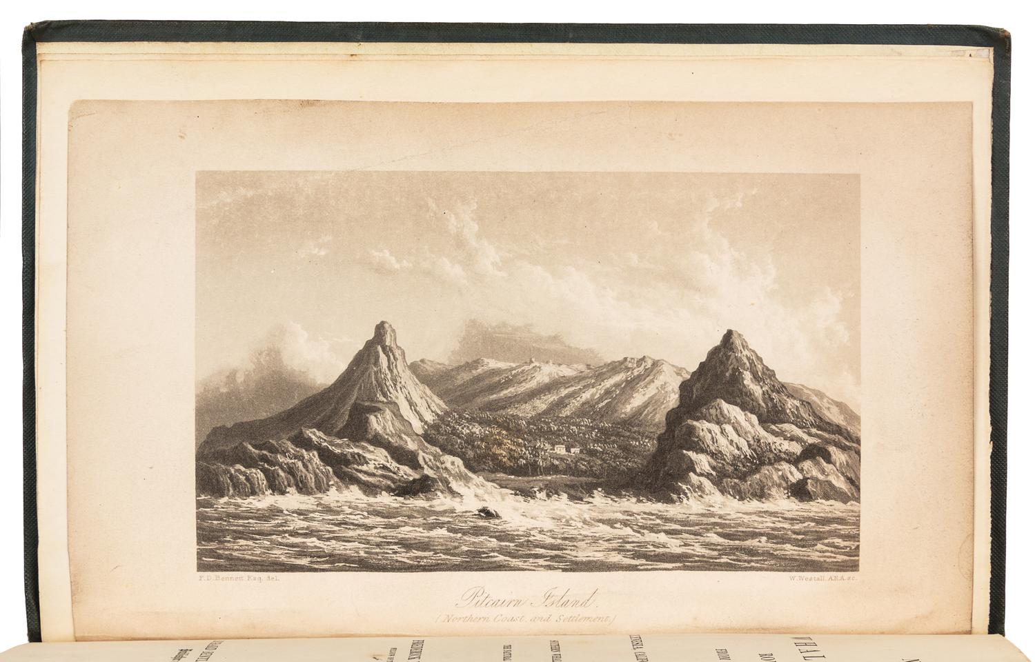BENNETT, Frederick Debell (d. 1859). Narrative of a Whaling Voyage round the globe. London, 1840. FIRST EDITION.