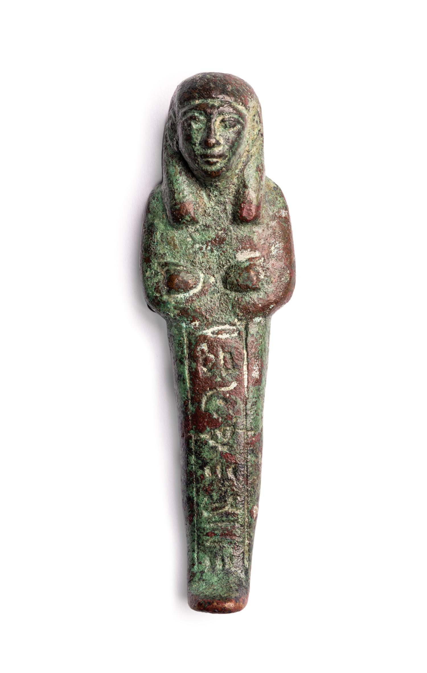 An Egyptian Bronze Ushabti of Wen-Djebau-En-Djed