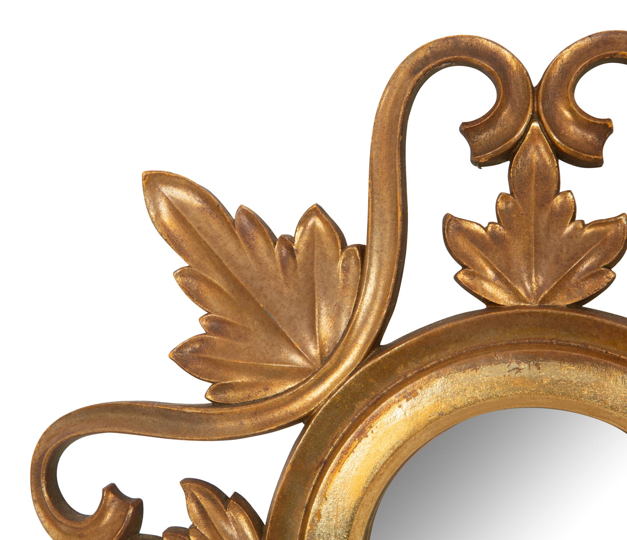 A Small Giltwood Mirror