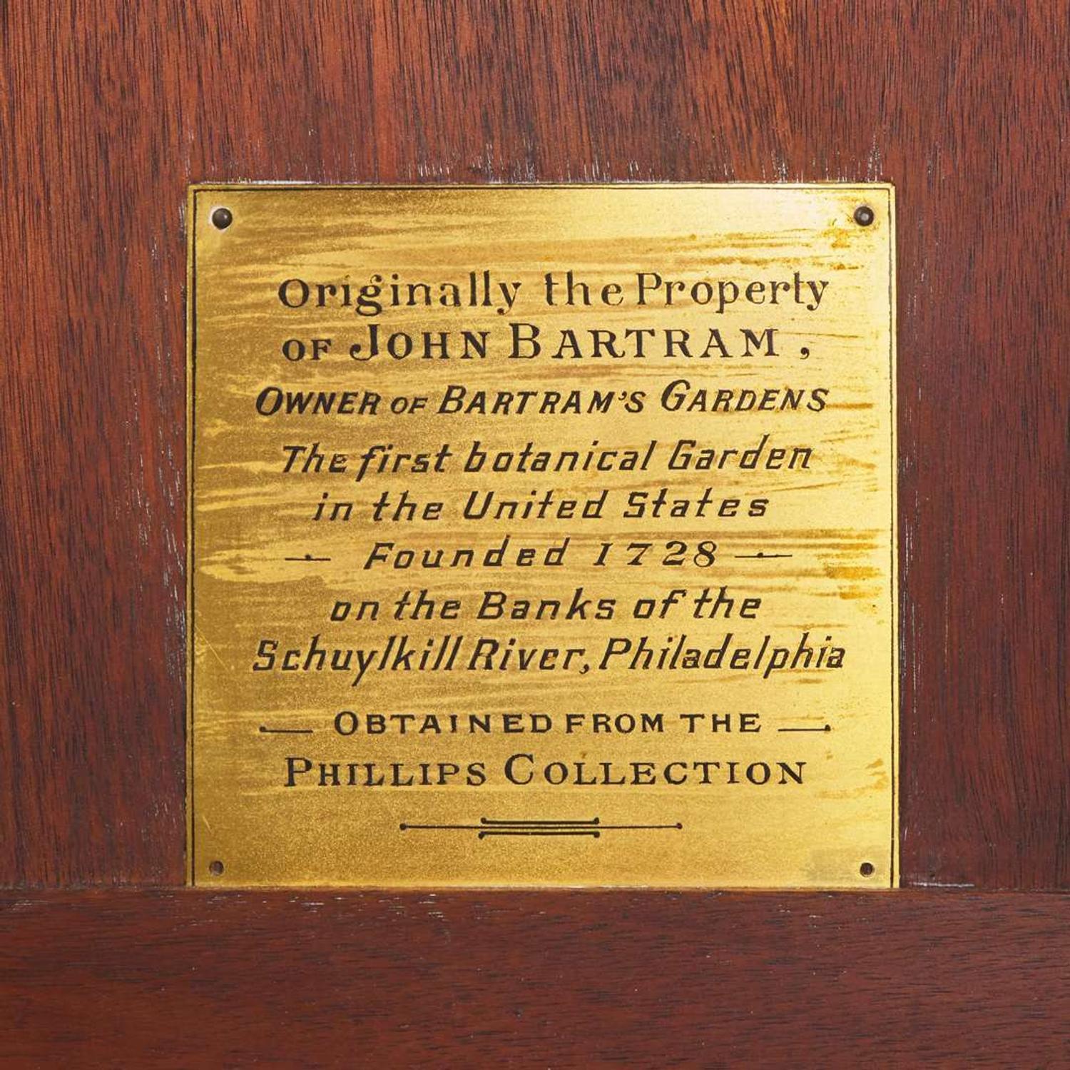 The John Bartram Queen Anne double dome walnut desk and bookcase Southeastern Pennsylvania, circa 1750