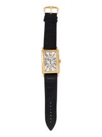 FRANCK MULLER, REF. 1100 DS R 18K YELLOW GOLD 'LONG ISLAND' 'DOUBLE RETROGRADE SECONDS' WATCH