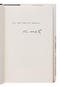 McCarthy, Cormac (1933-2023). [The Border Trilogy:] All the Pretty Horses . 1992. -- The Crossing . 1994. -- Cities of the Plain . 1998. All New York: Alfred A. Knopf.