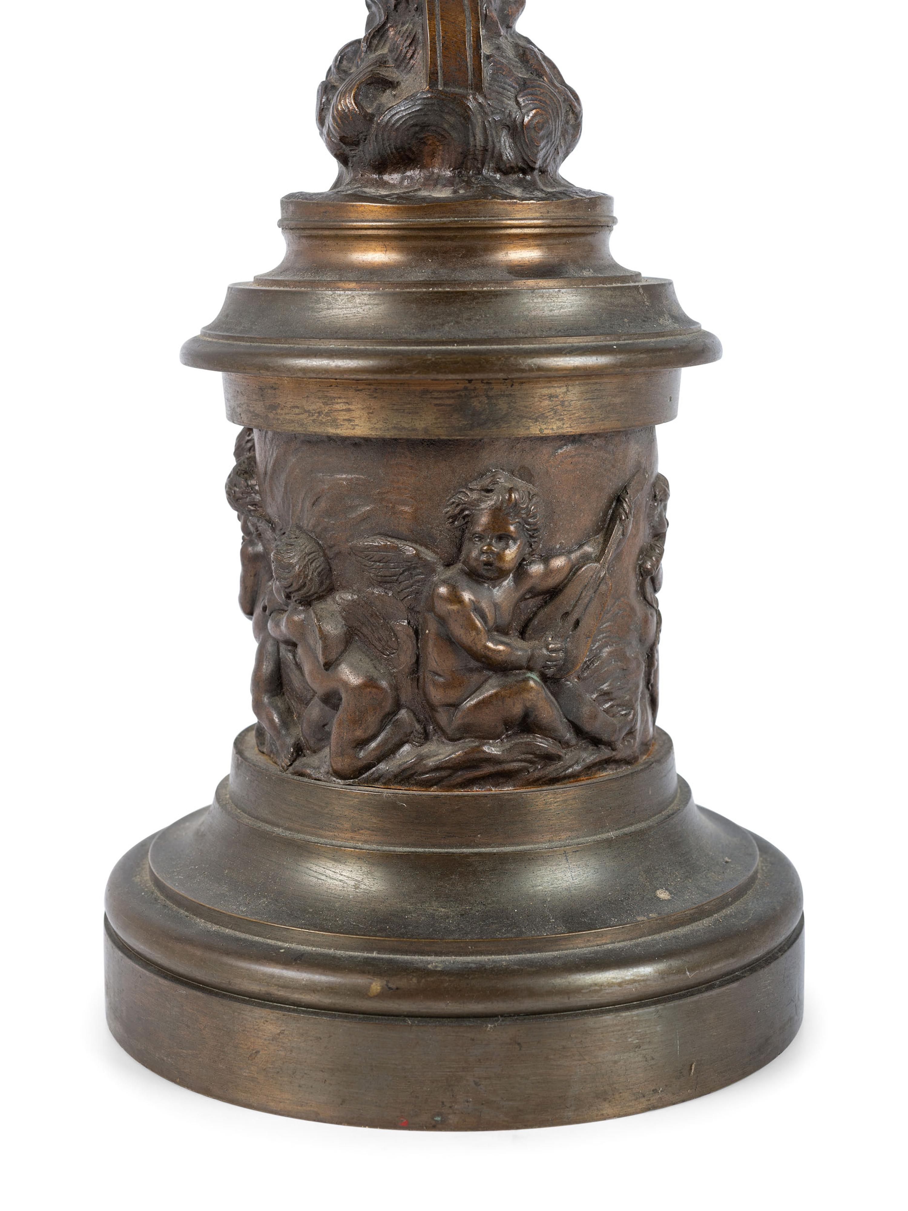 A Pair of Sculptures of Mercury and Psyche