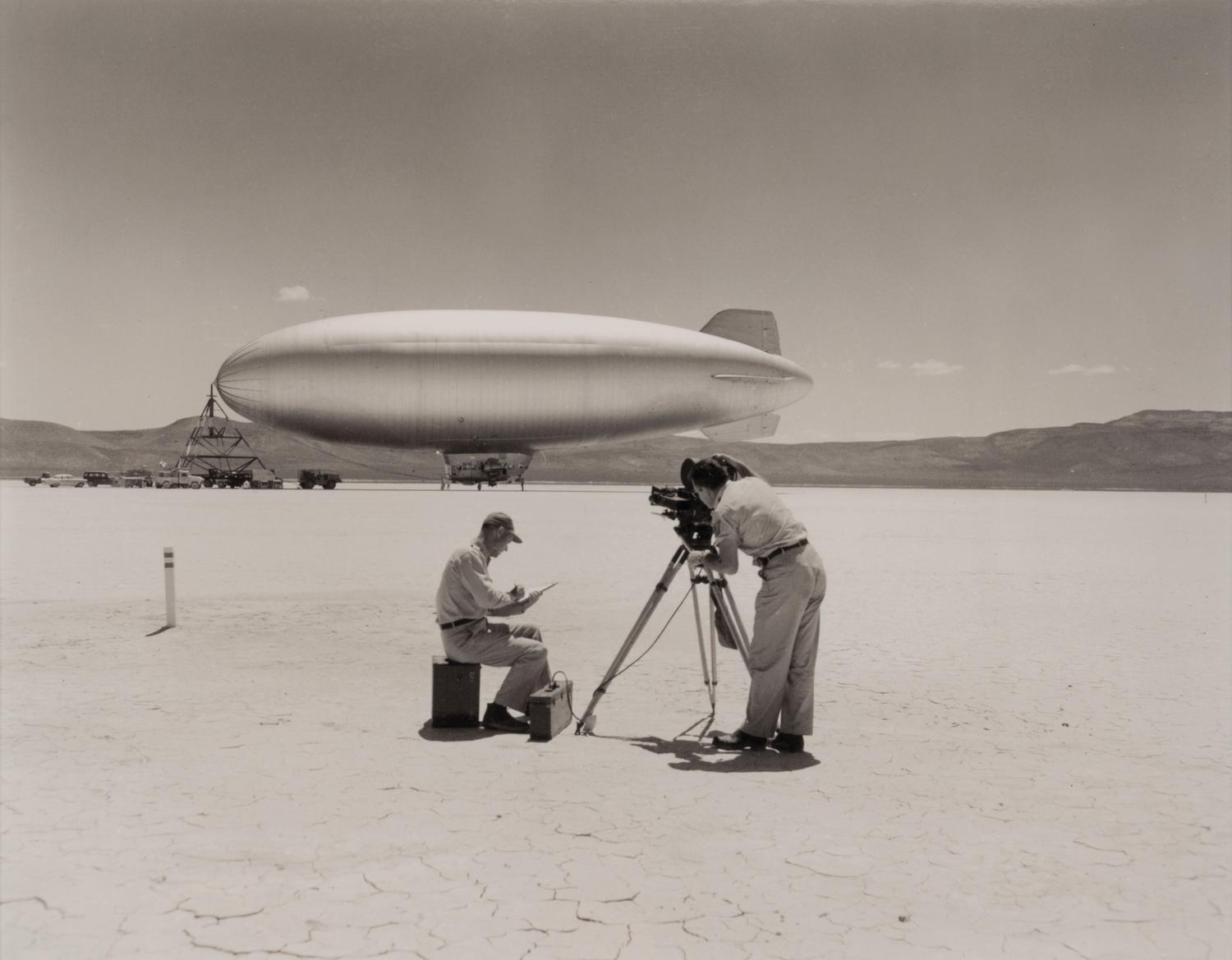 [OPERATION PLUMBBOB - WILSON TEST]. A group of 5 photographs from the Operation Plumbbob atomic tests. 1957 (but printed 2009)