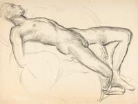 Reclining Male Nude , 1949