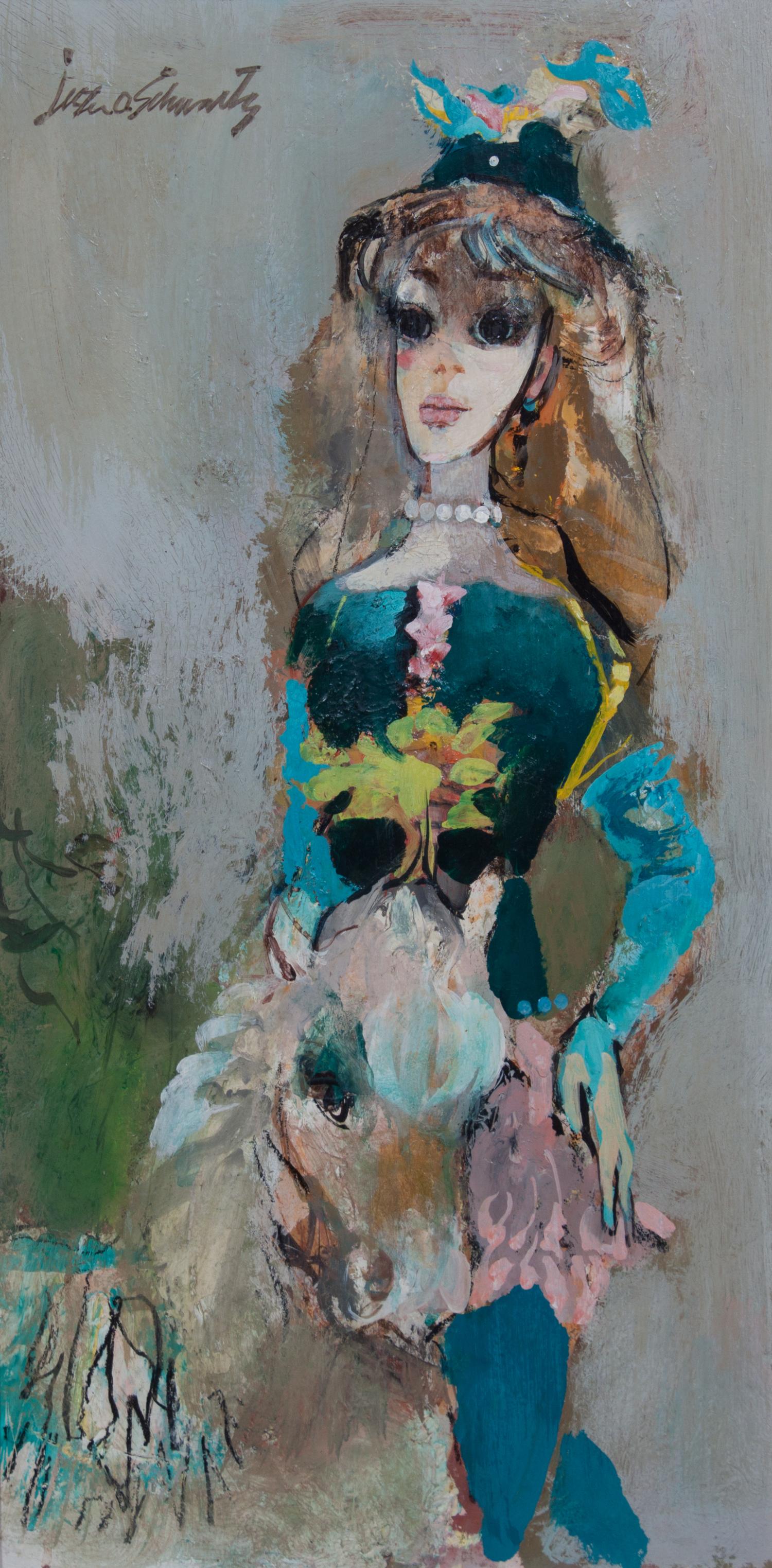 Lester Schwartz, (Wisconsin, 1912-2005), Yellow Plume
