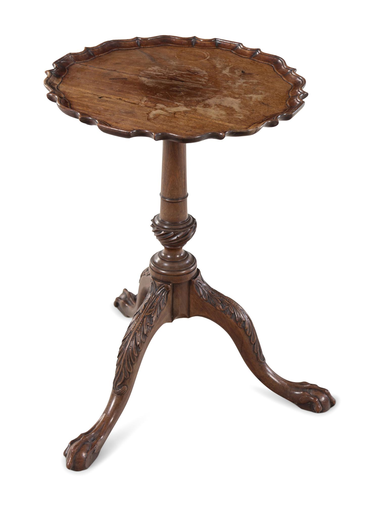 A George III Style Mahogany Tripod Table
