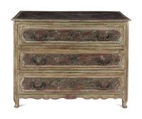 An Italian Painted Chest of Drawers