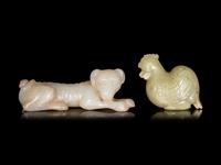 Two Jade Carvings of Animals
