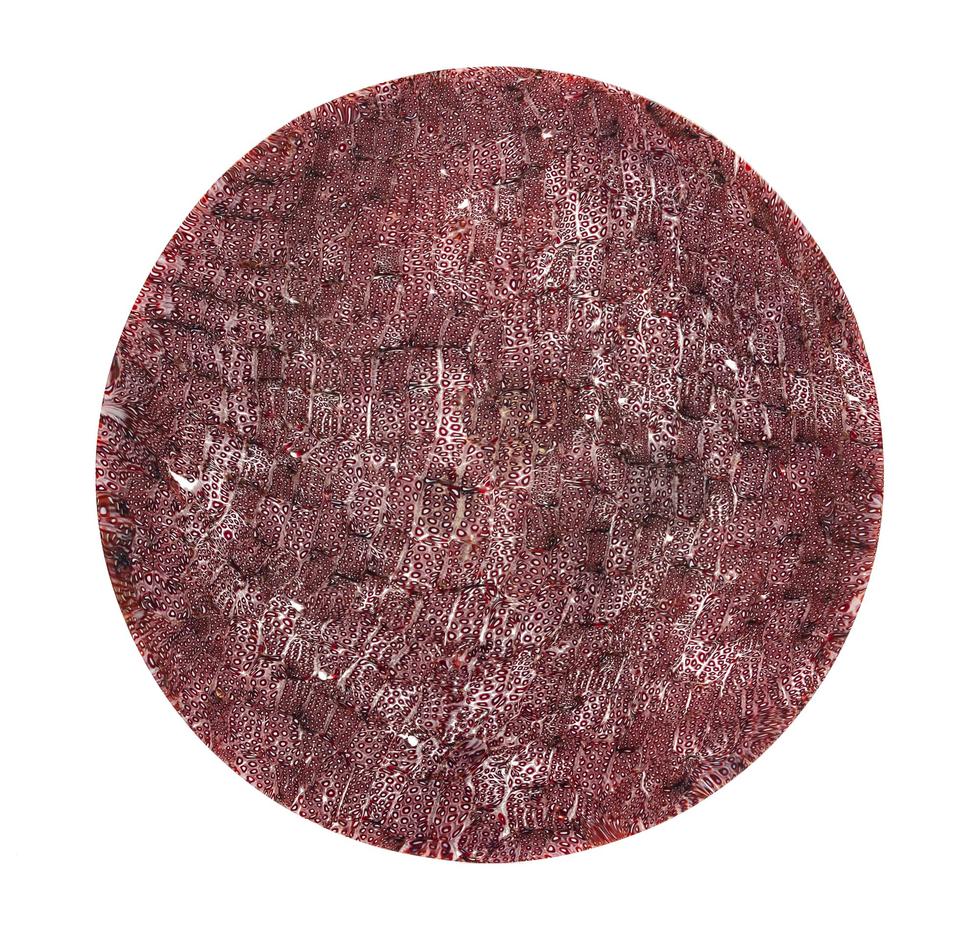 A Murano Glass Plate Diameter 8 3/8 inches. — MID 20TH CENTURY