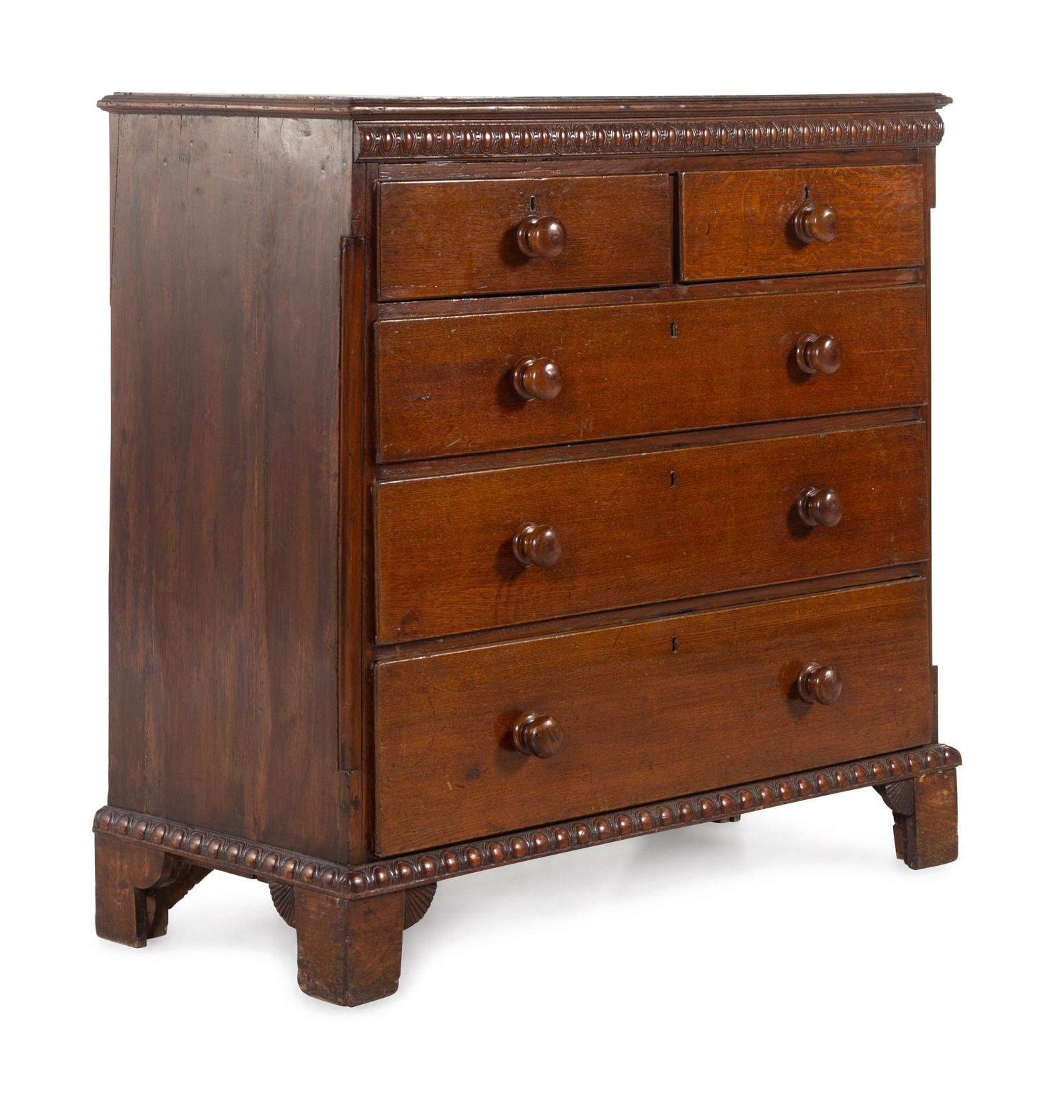 An American Oak Chest of Drawers