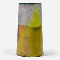 June Schwarcz (American, 1918-2015) Polychrome Enamel Vessel, USA, 2000