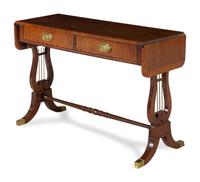 A Regency Style Mahogany Sofa Table — BAKER