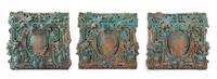 Four Sullivanesque Terra Cotta Facade Elements Height of largest 19 3/4 x width 18 1/2 x depth 6 inches. — EARLY 20TH CENTURY