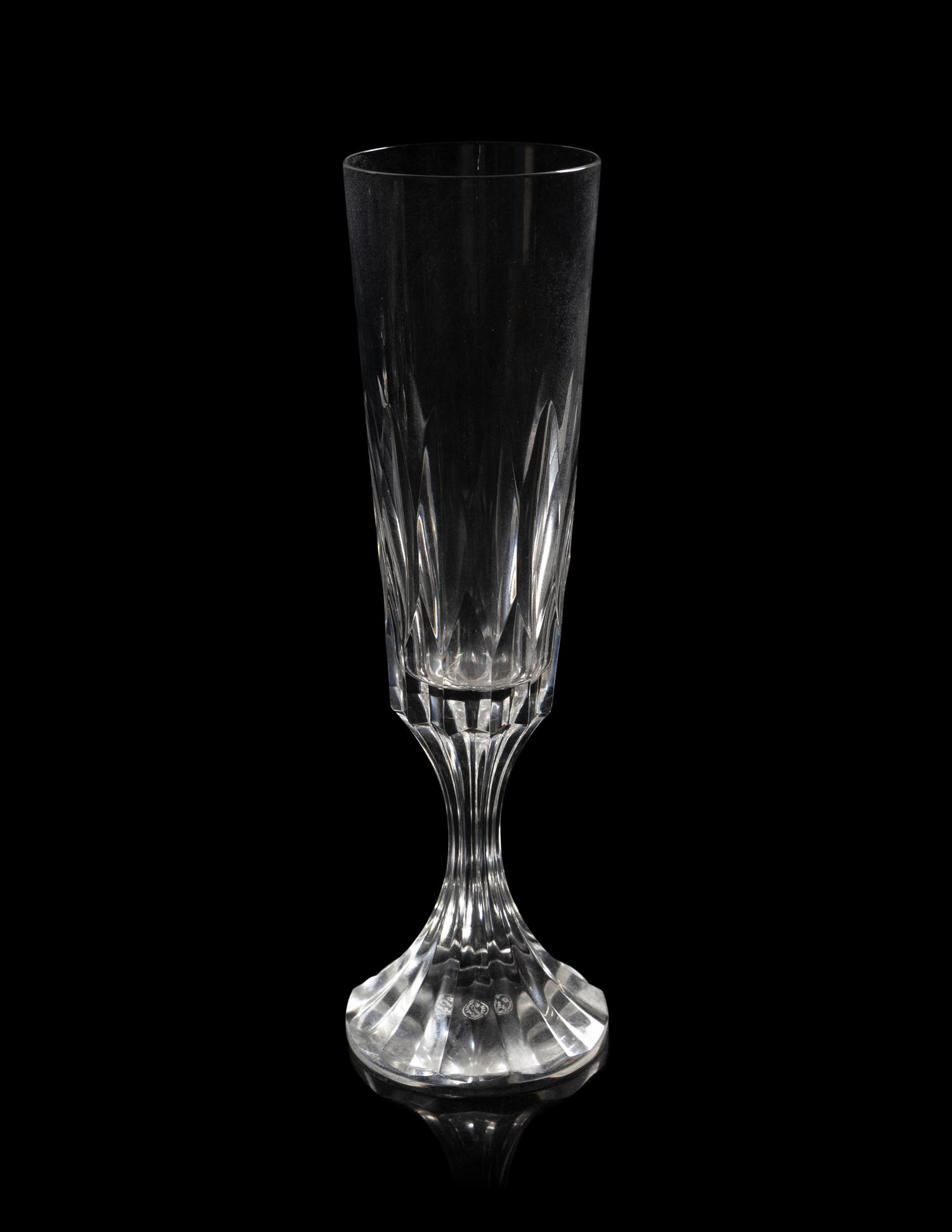 A Baccarat Stemware Service