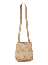 [CIVIL WAR]. White cotton haversack, likely prewar or early war militia issue.