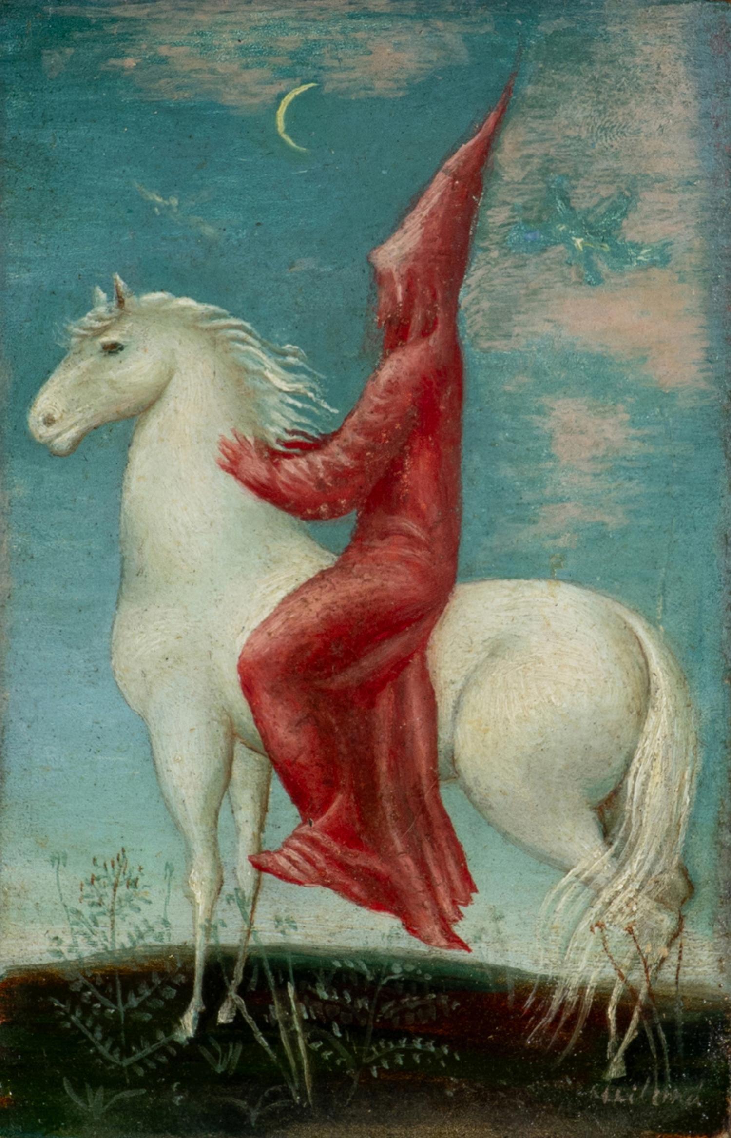 Untitled (Wizard on Wild Horse)
