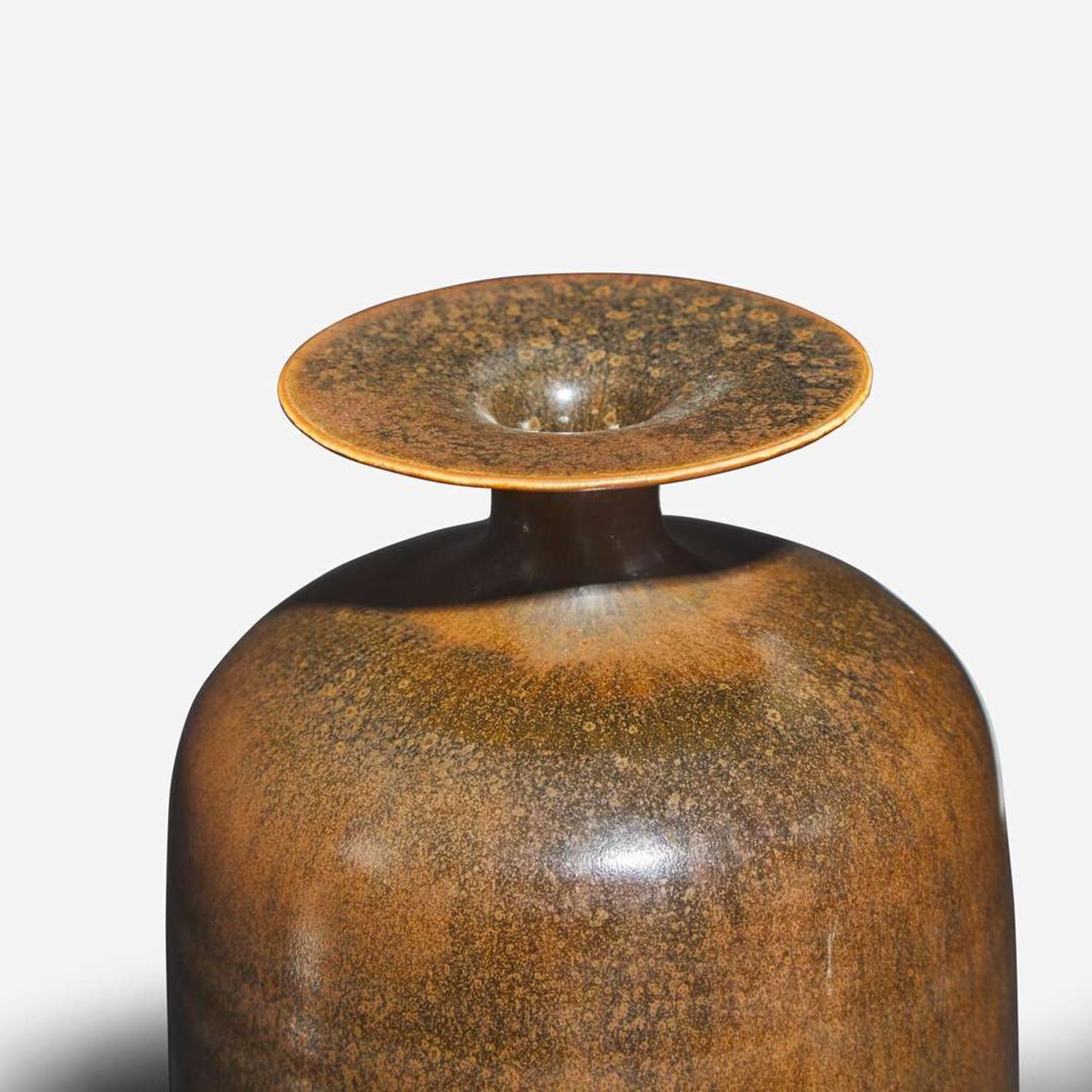 Brother Thomas Bezanson (Canadian-American, 1929-2007) Two Vases, USA, circa 1970s-1992