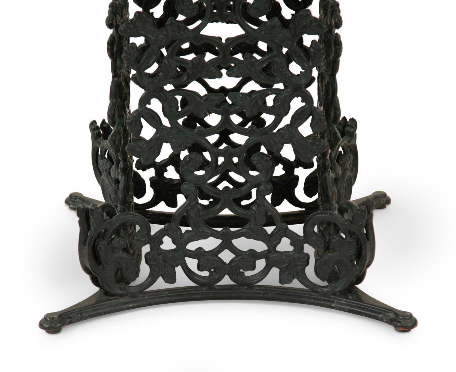 A Large Group of Painted Aluminum Garden Furniture — 20th Century