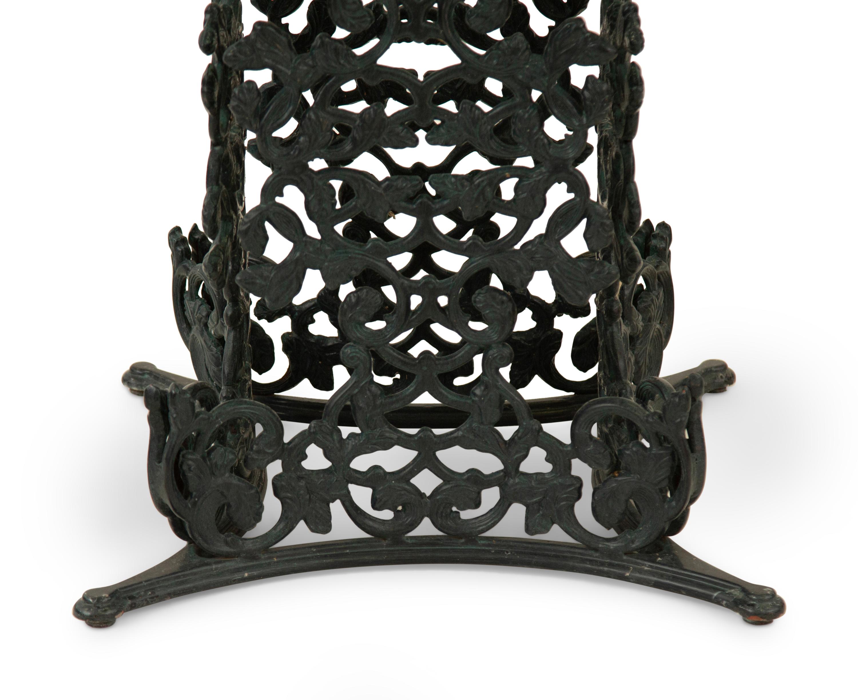 A Large Group of Painted Aluminum Garden Furniture — 20th Century