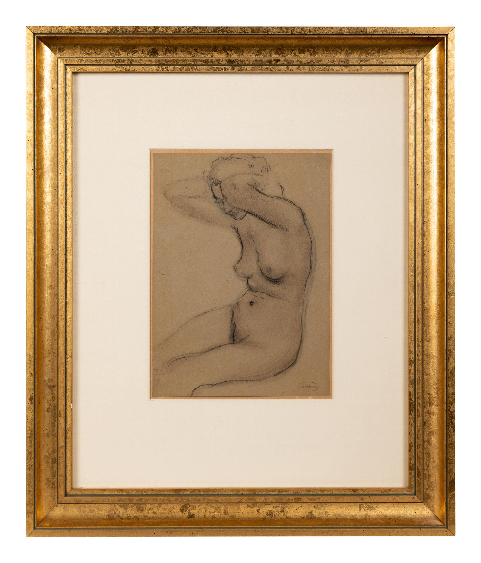A Group of Three Nude Studies